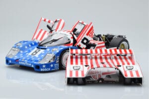 Porsche 956L Spirit of America #8 G. Follmer / J. Morton / K. Miller 24 Hours of Le Mans 1986 Minichamps 1:18 180866508 Metal — kuva 2 / 8