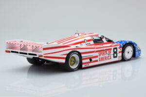 Porsche 956L Spirit of America #8 G. Follmer / J. Morton / K. Miller 24 Hours of Le Mans 1986 Minichamps 1:18 180866508 Metal — kuva 3 / 8