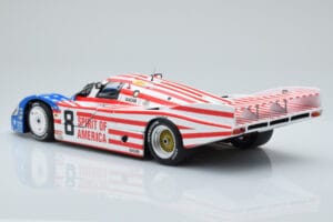 Porsche 956L Spirit of America #8 G. Follmer / J. Morton / K. Miller 24 Hours of Le Mans 1986 Minichamps 1:18 180866508 Metal — kuva 7 / 8