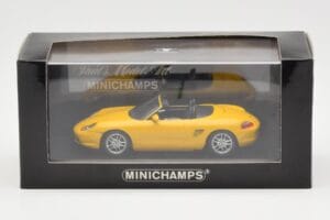 Porsche Boxster 986 Keltainen Minichamps 1:43 400062072 Metalli — kuva 4 / 4