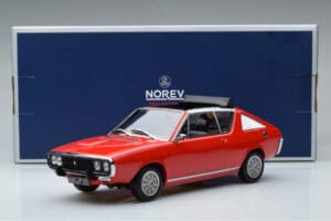 Renault 17 Gordini Decouvrable Punainen Norev 1:18 185371 Metalli — kuva 6 / 6