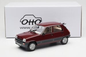 Renault 5 GTL Bordeaux Punainen Otto 1:18 OT1059 Hartsi — kuva 6 / 6
