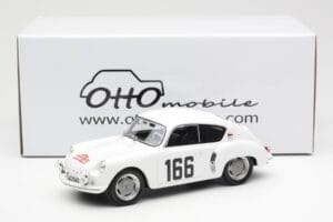 Alpine A106 #166 F. Jacques / R. Jacques Rally Monte Carlo 1960 Otto 1:18 OT543 Hartsi — kuva 6 / 6