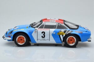 Alpine A110 #3 B. Darniche / A. Mahe Tour de Corse 1973 IXO 1:18 18RMC062B Metalli — kuva 3 / 6