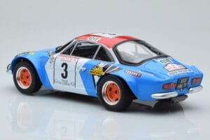 Alpine A110 #3 B. Darniche / A. Mahe Tour de Corse 1973 IXO 1:18 18RMC062B Metalli — kuva 5 / 6
