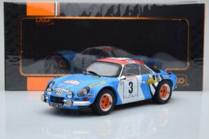 Alpine A110 #3 B. Darniche / A. Mahe Tour de Corse 1973 IXO 1:18 18RMC062B Metalli — kuva 6 / 6