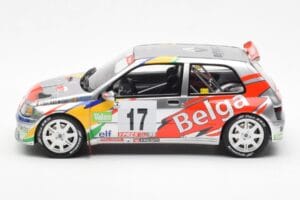 Renault Clio Maxi Kit Car Belga #17 Rally Ypres 1995 Otto 1:18 OT1058 Hartsi — kuva 3 / 6
