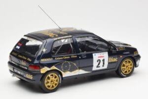 Renault Clio Williams DIAC #21 Jordan / Boyere Tour de Corse 1993 Norev 1:18 185228 Metalli — kuva 3 / 8
