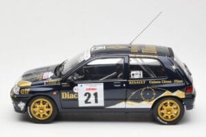 Renault Clio Williams DIAC #21 Jordan / Boyere Tour de Corse 1993 Norev 1:18 185228 Metalli — kuva 4 / 8