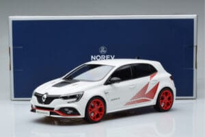 Renault Megane RS Trophy-R Mk4 Valkoinen Norev 1:18 185239 Metalli — kuva 6 / 6