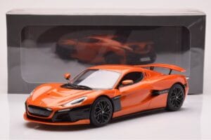 Rimac Nevera Oranssi GT Spirit 1:18 GT880 Hartsi — kuva 6 / 6