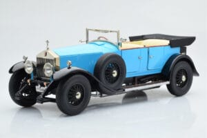 Rolls-Royce Phantom I Avoauto Sininen Kyosho 1:18 08931LB Metalli — kuva 2 / 9