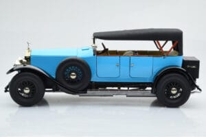 Rolls-Royce Phantom I Avoauto Sininen Kyosho 1:18 08931LB Metalli — kuva 4 / 9