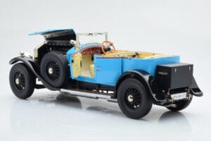 Rolls-Royce Phantom I Avoauto Sininen Kyosho 1:18 08931LB Metalli — kuva 6 / 9