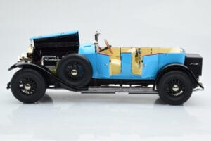 Rolls-Royce Phantom I Avoauto Sininen Kyosho 1:18 08931LB Metalli — kuva 7 / 9