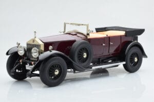 Rolls-Royce Phantom I Avoauto Burgundinpunainen Kyosho 1:18 08931R Metalli — kuva 2 / 10