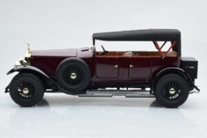 Rolls-Royce Phantom I Avoauto Burgundinpunainen Kyosho 1:18 08931R Metalli — kuva 4 / 10