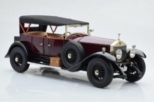 Rolls-Royce Phantom I Avoauto Burgundinpunainen Kyosho 1:18 08931R Metalli — kuva 5 / 10