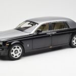 Rolls-Royce Phantom VII EWB Musta ja Hopea Kyosho 1:18 08841BKS