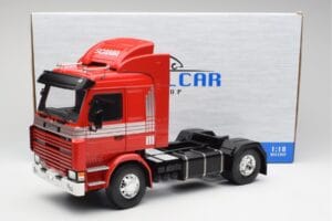 Scania 143M 470 Topline Punainen MCG 1:18 MCG18142 Metalli — kuva 8 / 8