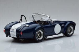 Shelby Cobra 427 S/C Tummansininen Kyosho 1:18 08048DBL Metalli — kuva 3 / 9