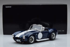 Shelby Cobra 427 S/C Tummansininen Kyosho 1:18 08048DBL Metalli — kuva 9 / 9