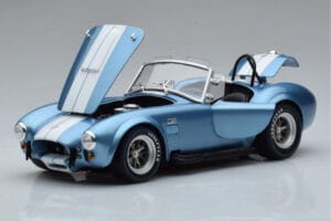 Shelby Cobra 427 S/C Vaaleansininen Kyosho 1:18 08048SBL Metalli — kuva 2 / 9