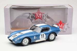 Shelby Daytona Cobra Coupe #11 S. Thompson 24 Hours of Le Mans 1965 CMR 1:18 CMR114 Metalli — kuva 8 / 8