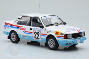 Skoda 130 LR #22 S. Kvaizar / J. Janecek Rally Acropolis 1986 IXO 1:18 18RMC157B Metalli — kuva 4 / 6