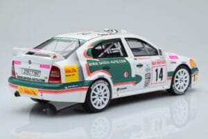Skoda Octavia WRC #14 D. Auriol / D. Giraudet Rally Monte Carlo 2003 Otto 1:18 OT431 Hartsi — kuva 2 / 6