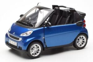Smart Fortwo 451 Cabrio Sininen & Musta Minichamps 1:18 150036330 Metalli — kuva 2 / 8