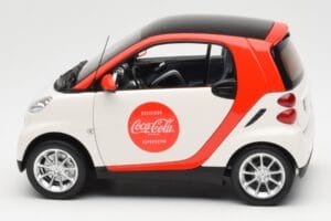 Smart Fortwo 451 Coca-Cola Minichamps 1:18 150036301 Metalli — kuva 4 / 8