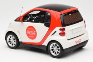 Smart Fortwo 451 Coca-Cola Minichamps 1:18 150036301 Metalli — kuva 7 / 8