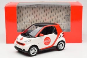 Smart Fortwo 451 Coca-Cola Minichamps 1:18 150036301 Metalli — kuva 8 / 8
