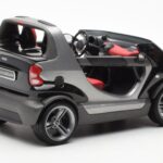 Smart Fortwo Crossblade Avoauto Hopea Musta Kyosho 1:18 - image 2 of 6
