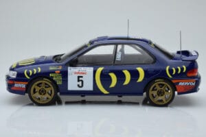 Subaru Impreza 555 #5 C. Sainz / L. Moya Tour de Corse 1995 IXO 1:18 18RMC063A Metalli — kuva 3 / 6