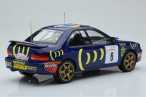 Subaru Impreza 555 #6 P. Liatti / C. Cassina Tour de Corse 1995 IXO 1:18 18RMC063C Metalli — kuva 2 / 6