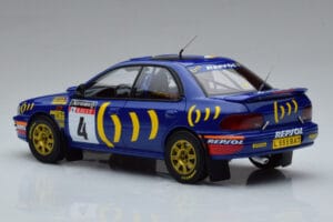 Subaru Impreza #4 C. McRae / D. Ringer Winner RAC Rally 1994 Kyosho 1:18 08962A Metalli — kuva 6 / 9