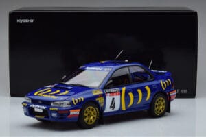 Subaru Impreza #4 C. McRae / D. Ringer Winner RAC Rally 1994 Kyosho 1:18 08962A Metalli — kuva 9 / 9
