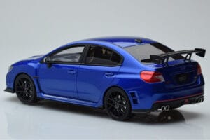 Subaru Impreza WRX STI Nurburgring Challenge Package Sininen Kyosho 1:18 KSR18021BL Hartsi — kuva 4 / 5