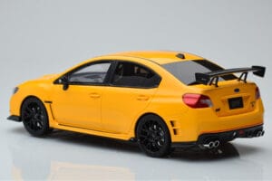 Subaru Impreza WRX STI Nurburgring Challenge Package Keltainen Kyosho 1:18 KSR18021Y Hartsi — kuva 4 / 5