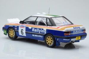 Subaru Legacy RS Night Version #6 M. Alen / I. Kivimaki RAC Rally 1991 IXO 1:18 18RMC080A Metalli — kuva 5 / 6