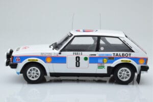 Talbot Sunbeam Lotus Night Version #8 H. Toivonen / P. White Rally Monte Carlo 1981 IXO 1:18 18RMC095B Metalli — kuva 3 / 6