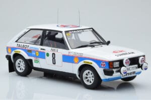 Talbot Sunbeam Lotus Night Version #8 H. Toivonen / P. White Rally Monte Carlo 1981 IXO 1:18 18RMC095B Metalli — kuva 4 / 6