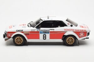 Toyota Celica 2000 GT RA21 #8 H. Mikkola / A. Hertz Lombard RAC Rally 1977 Otto 1:18 OT1044 Hartsi — kuva 3 / 6