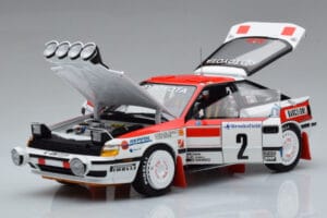 Toyota Celica GT-Four ST165 #2 C. Sainz / L. Moya Winner Rally Monte Carlo 1991 Kyosho 1:18 08961B Metalli — kuva 2 / 12