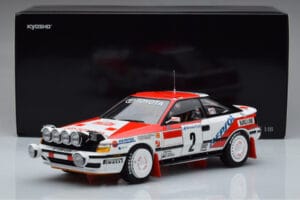 Toyota Celica GT-Four ST165 #2 C. Sainz / L. Moya Winner Rally Monte Carlo 1991 Kyosho 1:18 08961B Metalli — kuva 12 / 12