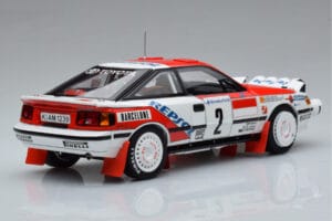 Toyota Celica GT-Four ST165 #2 C. Sainz / L. Moya Winner Rally Monte Carlo 1991 Kyosho 1:18 08961B Metalli — kuva 3 / 12