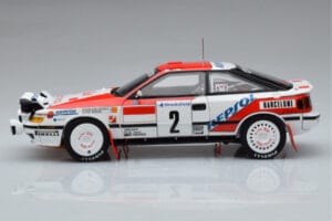 Toyota Celica GT-Four ST165 #2 C. Sainz / L. Moya Winner Rally Monte Carlo 1991 Kyosho 1:18 08961B Metalli — kuva 4 / 12
