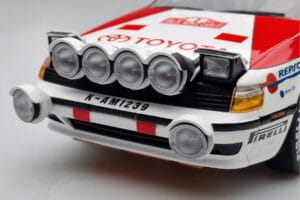 Toyota Celica GT-Four ST165 #2 C. Sainz / L. Moya Winner Rally Monte Carlo 1991 Kyosho 1:18 08961B Metalli — kuva 7 / 12